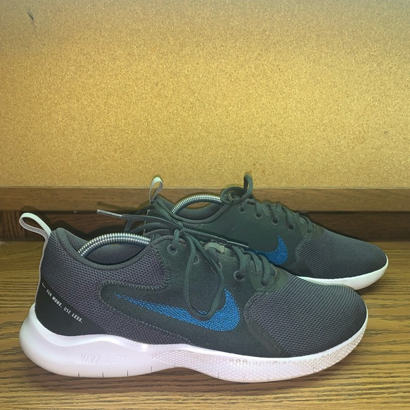 Nike Other - Nike Flex Experience Run Running Shoes Sneakers Men’s Size 10.5 Wide Black Blue
